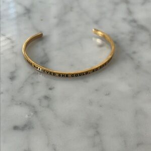 MantraBand “She Believed She Could So She Did” Bracelet